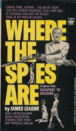 画像1: James Leasor/ Where the Spies Are（忘却へのパスポート）