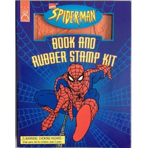 画像: Fun Works　SPIDER-MAN BOOK AND RUBBER STAMP KIT