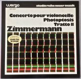 画像: ZIMMERMANN　Concerto Pour Violoncelle / Photoptosis / Tratto II
