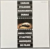画像: CARLOS D'ALESSIO/ MARGUERITE DURAS　 India Song Et Autres Musiques De Films