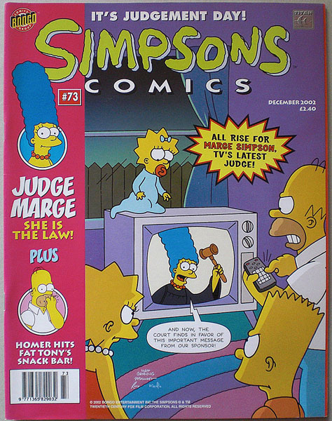 画像1: Simpsons Comics Vol.1 No.73