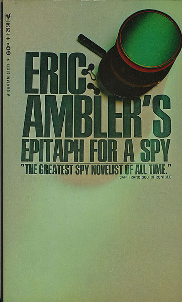 画像1: Eric Ambler（エリック・アンブラー）/ Epitaph for A Spy（あるスパイの墓碑銘）