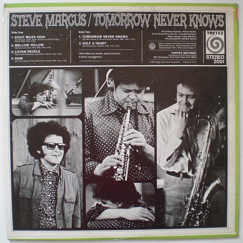 画像: Steve Marcus　Tomorrow Never Knows