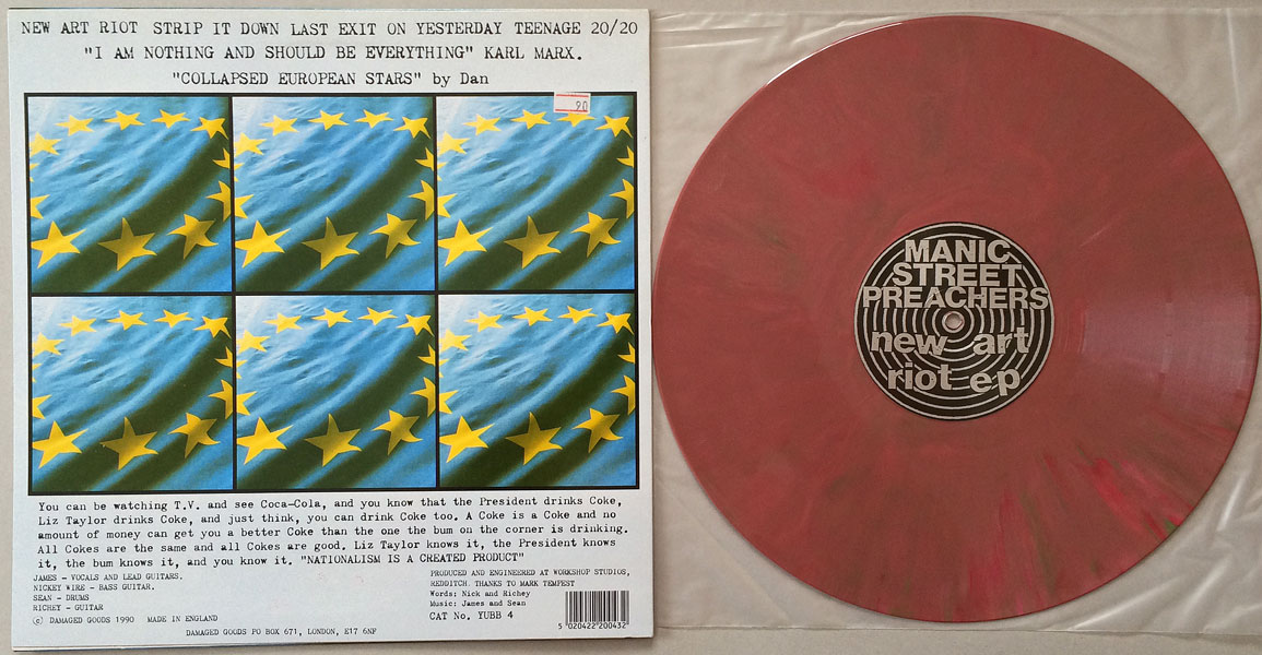 画像: MANIC STREET PREACHERS　New Art Riot E.P.