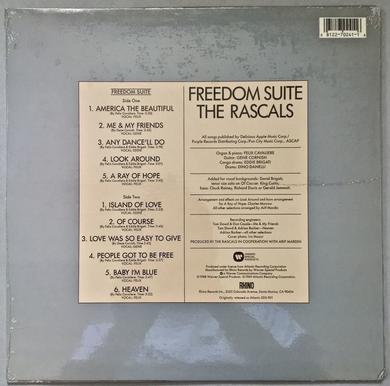 画像: THE RASCALS　Freedom Suite