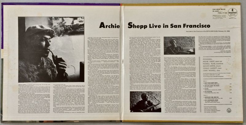 画像: ARCHIE SHEPP　Live in San Francisco